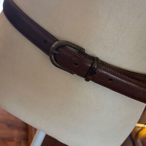 Vintage Talbot’s Brown Leather Belt - M